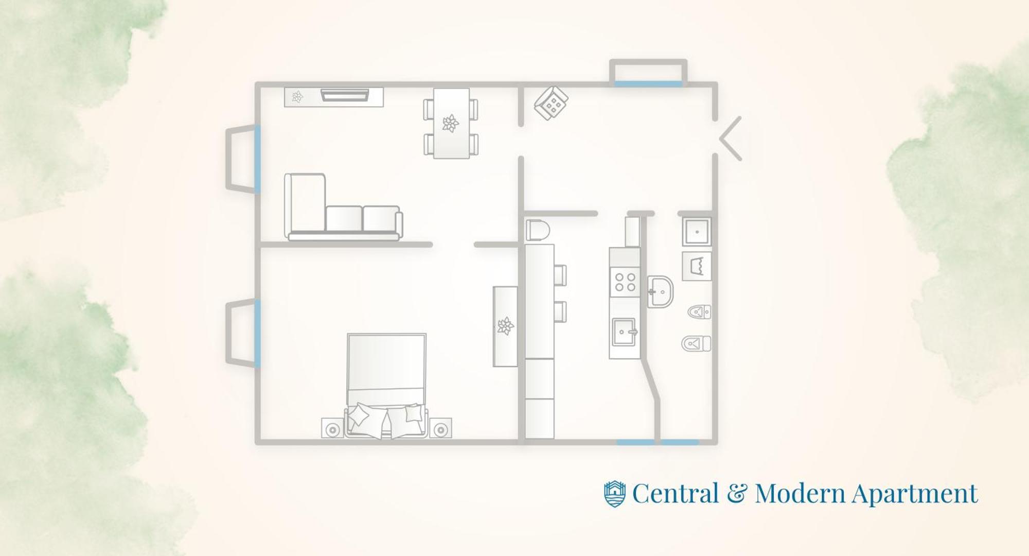 Central & Modern Apartment By Rent All Комо Екстериор снимка